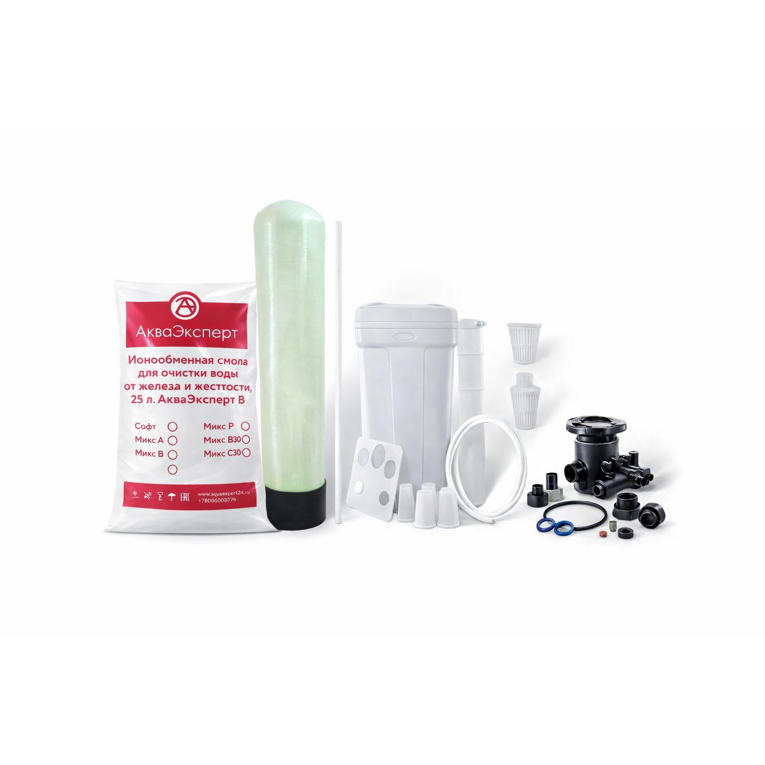 Установка умягчения-обезжелезивания VP 1054/F64A2 ручной клапан управления